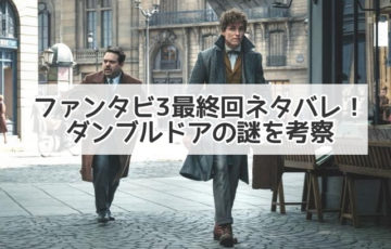 ファンタビ3 ネタバレ 最終回　ダンブルドア　謎