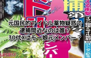 元国民的アイドル 薬物疑惑 誰 逮捕間近 30代 X モー娘 メンバー