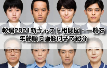 教場 新キャスト 相関図 2021 一覧 年齢順 画像